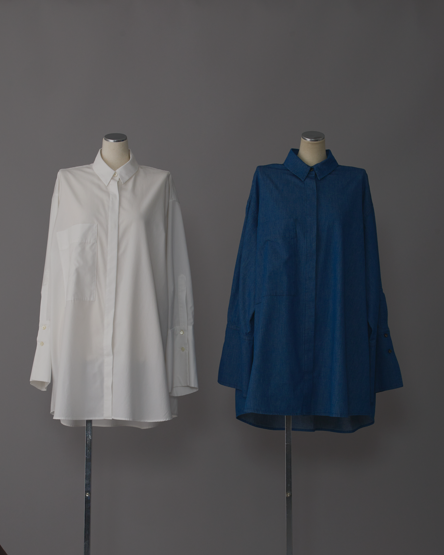 huge long shirt denim