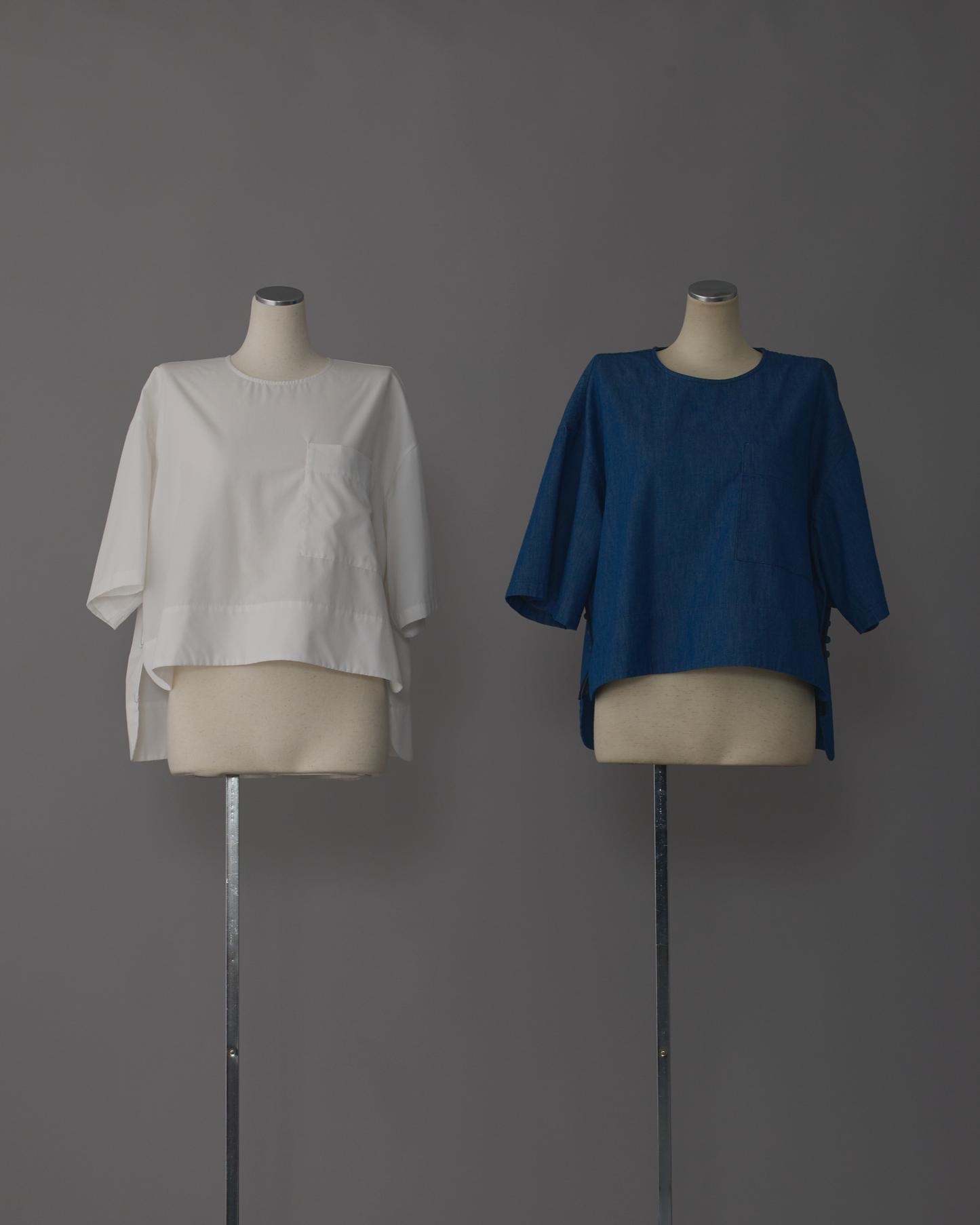 T blouse short denim