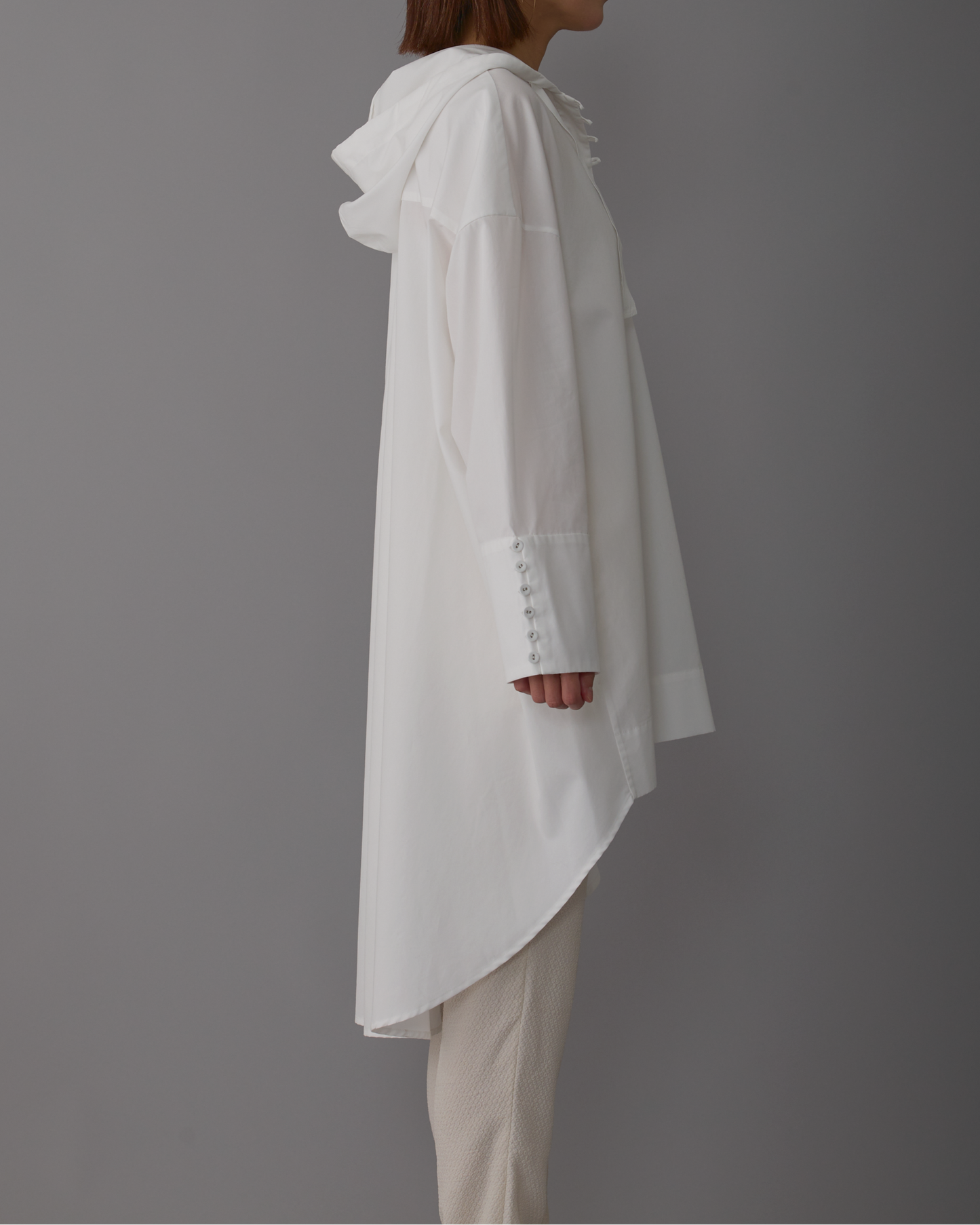 foodie blouse long White