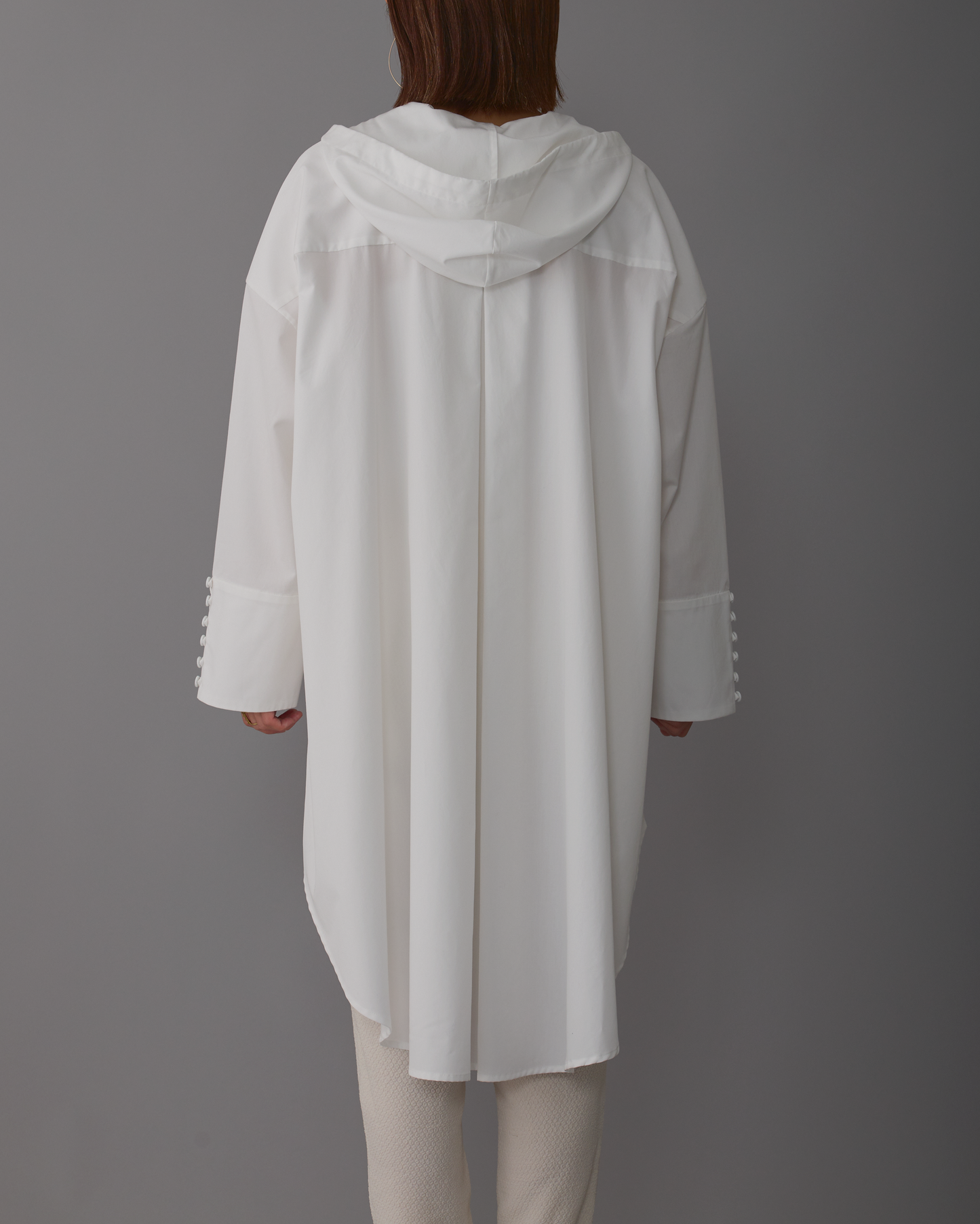 foodie blouse long White