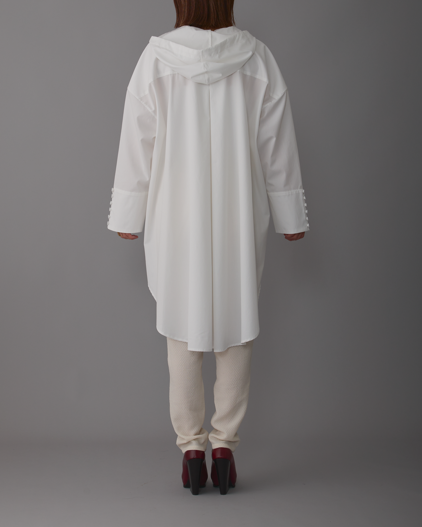 foodie blouse long White