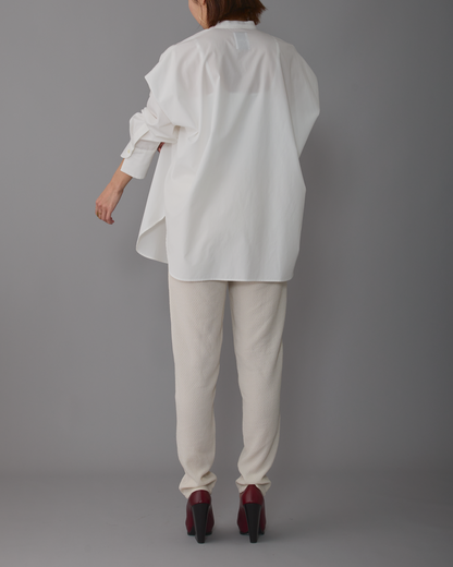 2way sleeves shirt white