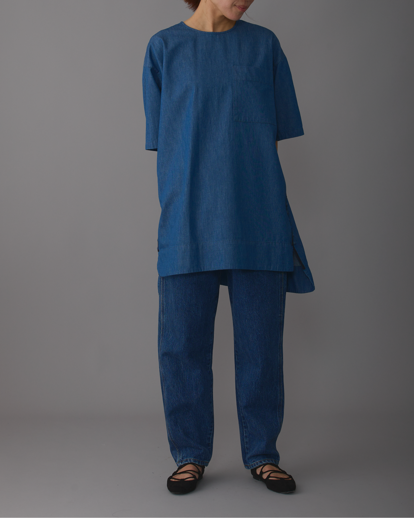 T blouse denim