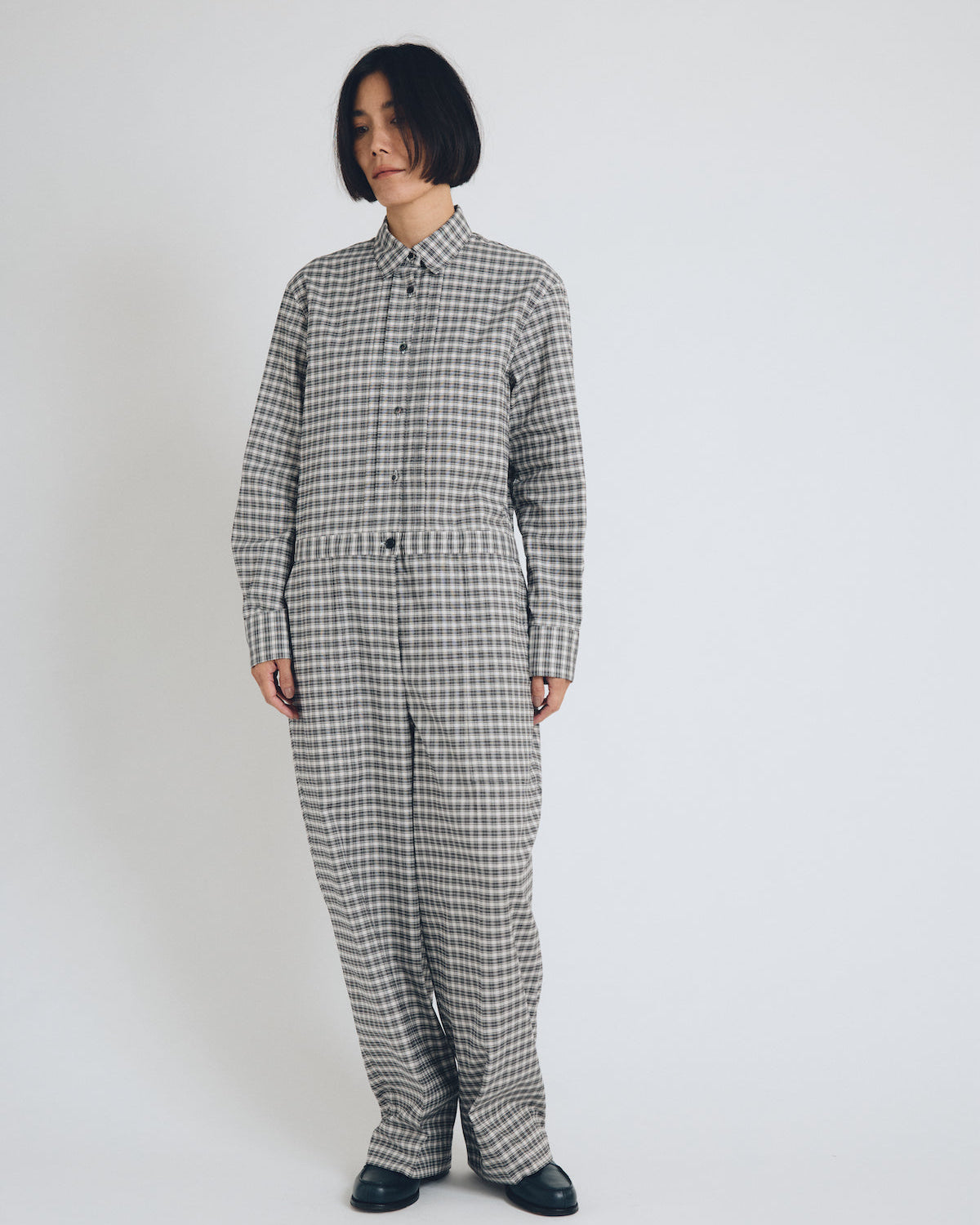 tucked jumpsuit
