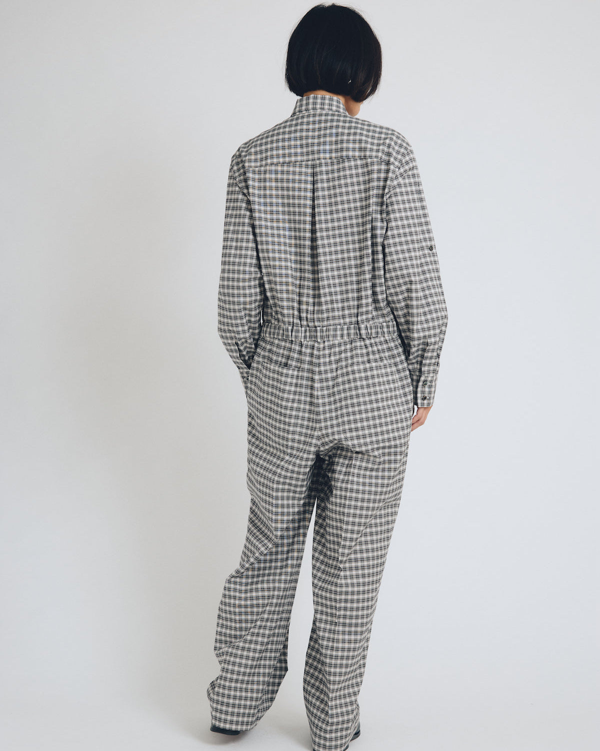 tucked jumpsuit