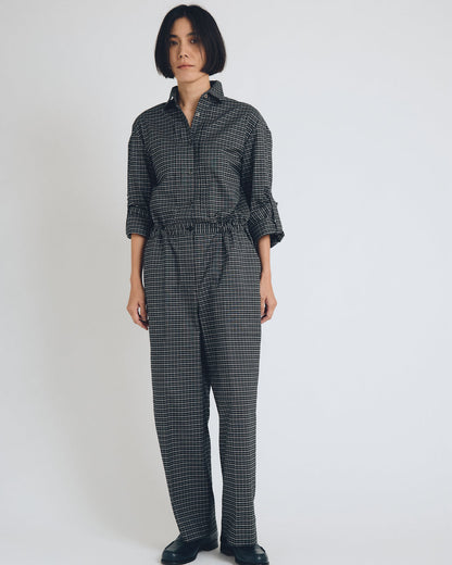tucked jumpsuit