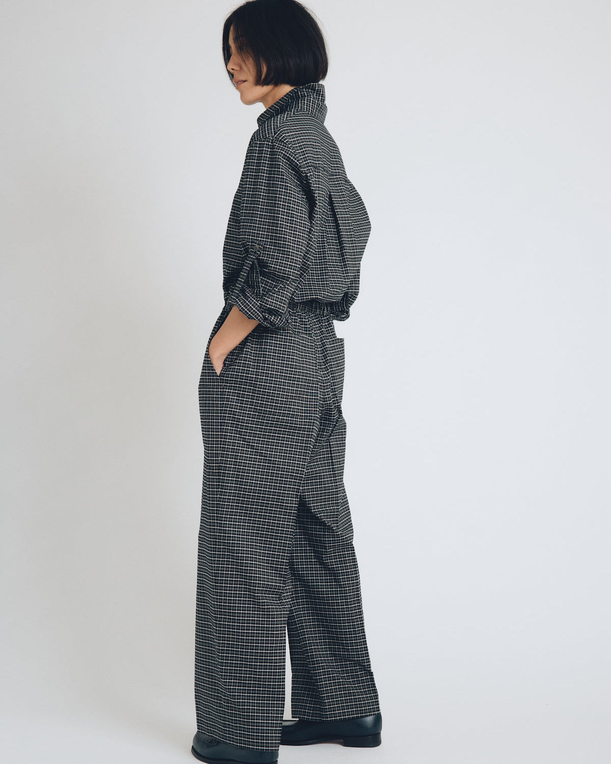 tucked jumpsuit