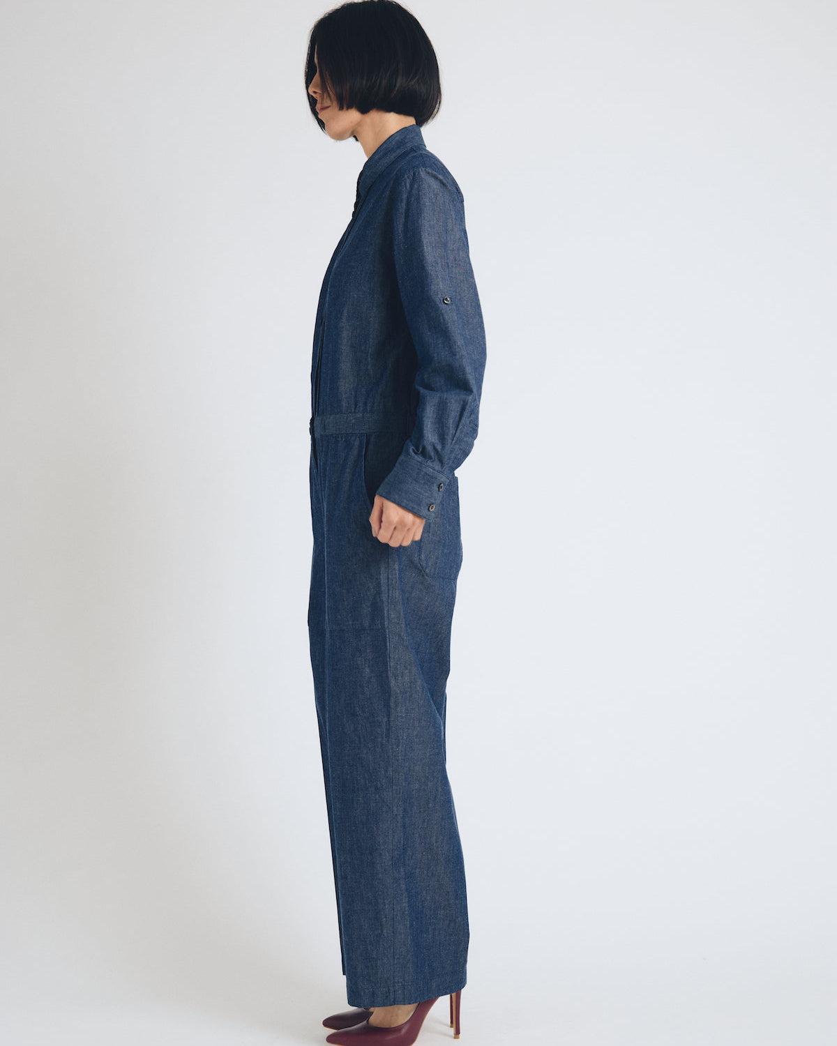 tucked jumpsuit
