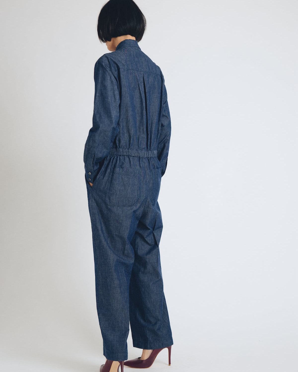 tucked jumpsuit