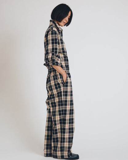 tucked jumpsuit