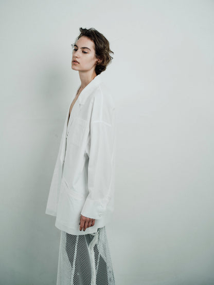 cut off  shirt jacket