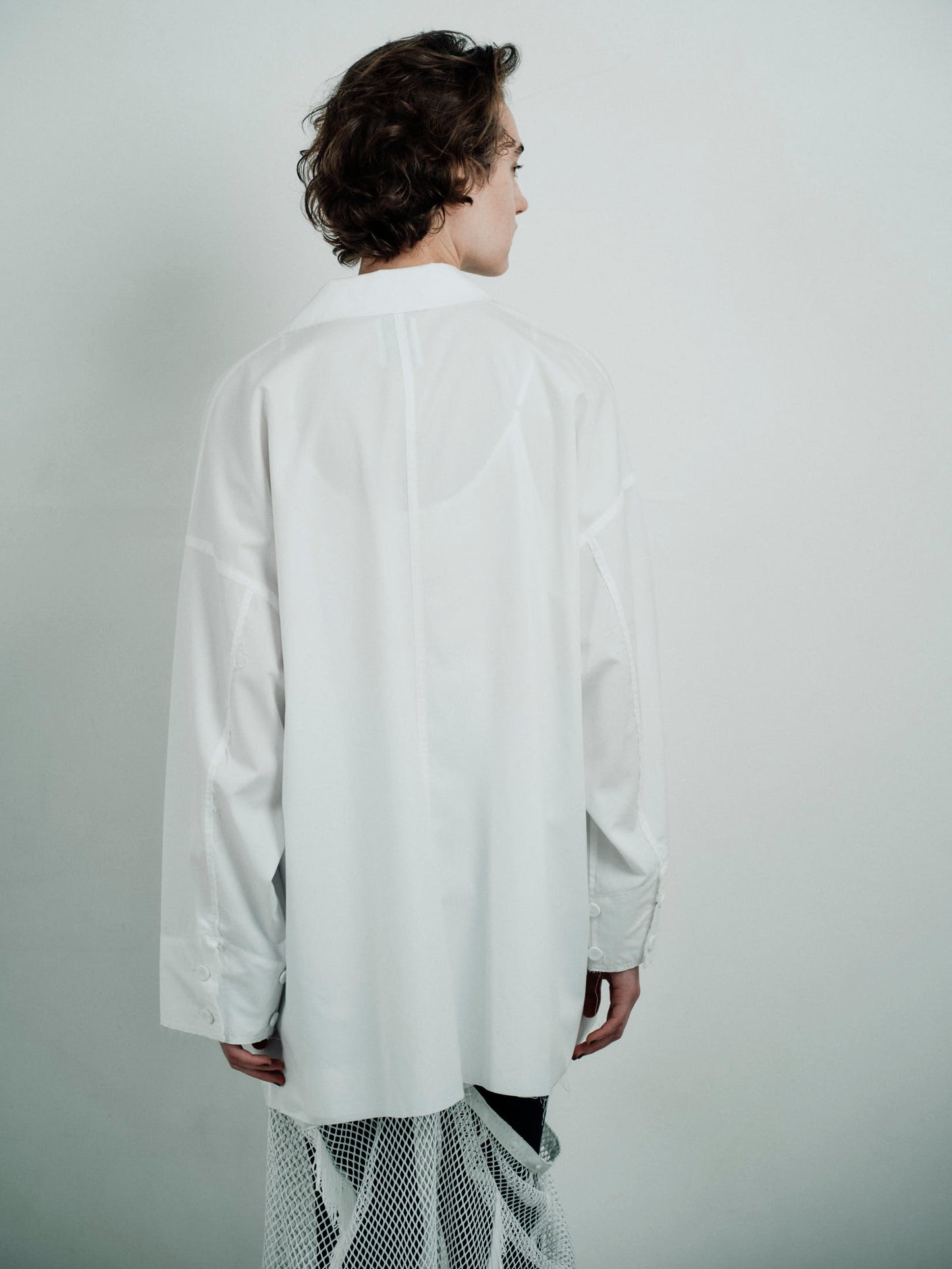 cut off  shirt jacket