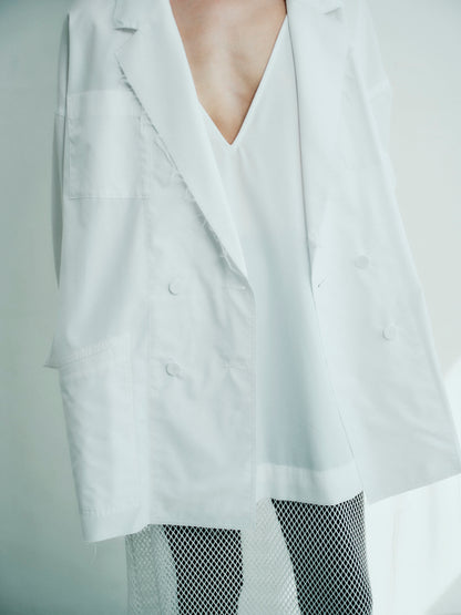 cut off  shirt jacket