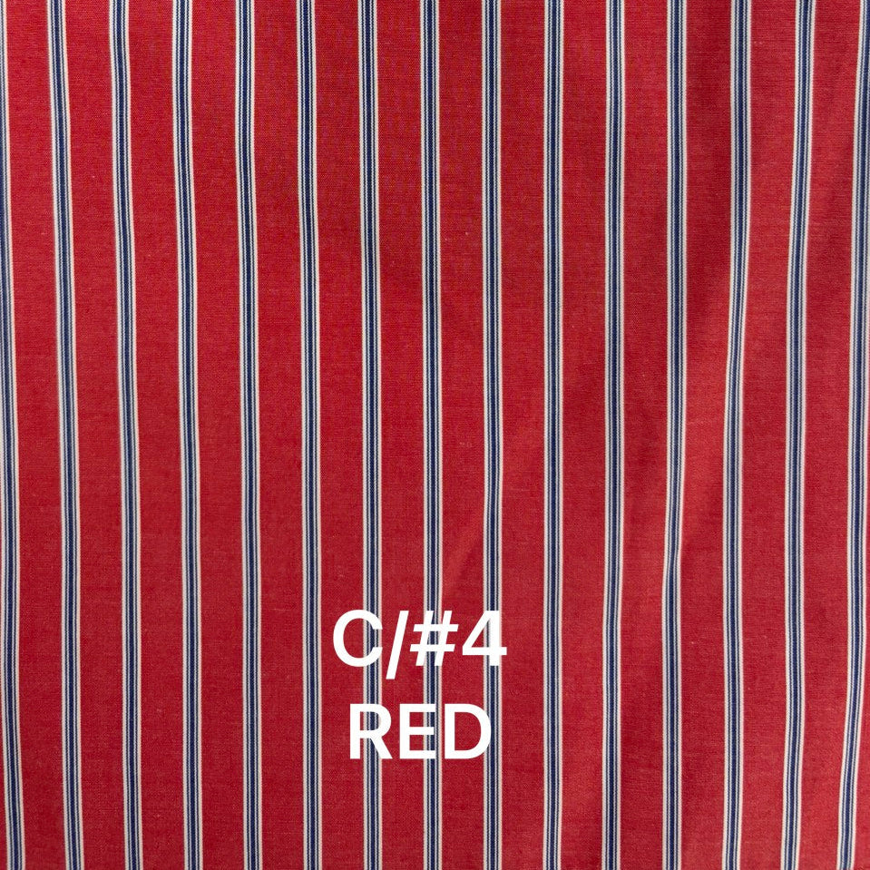 striped 2way sleeves shirt