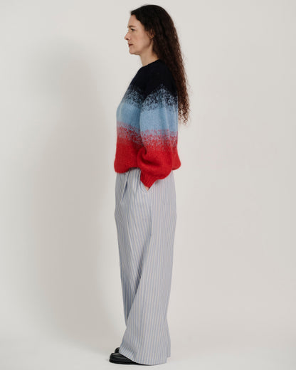 gradient mohair knit