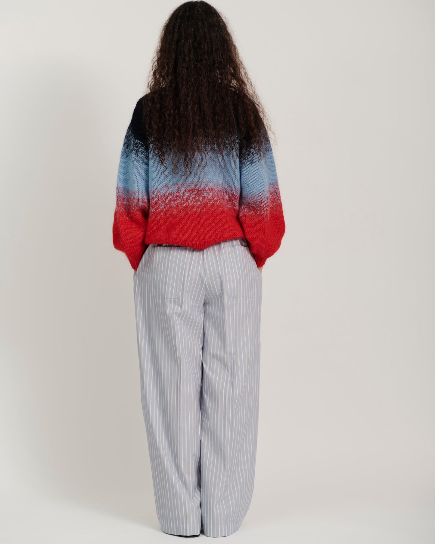 gradient mohair knit