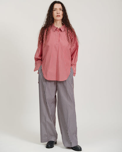 striped deformed shirt