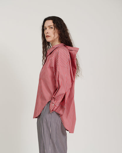 striped deformed shirt