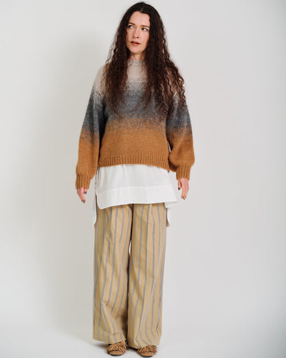 gradient mohair knit