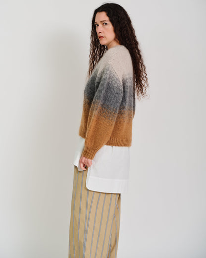 gradient mohair knit