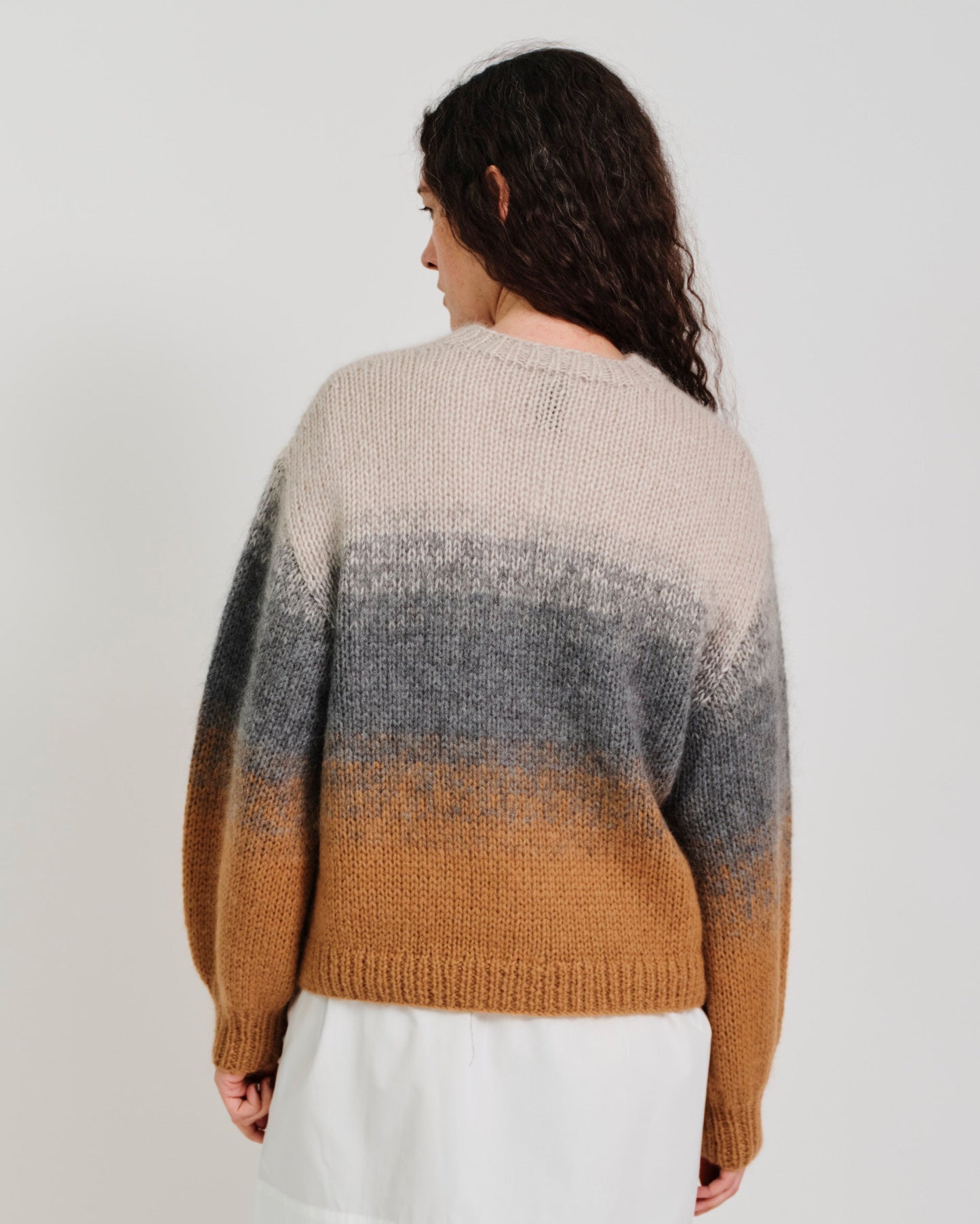 gradient mohair knit