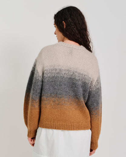 gradient mohair knit