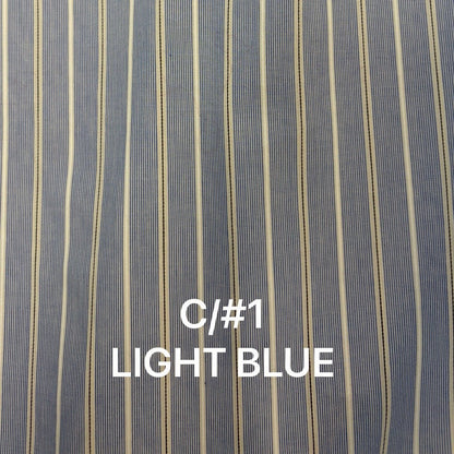 striped 2way sleeves shirt