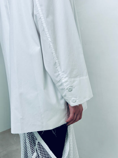 cut off  shirt jacket