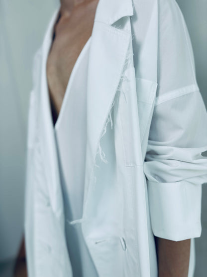 cut off  shirt jacket