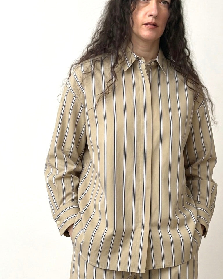 striped deformed shirt