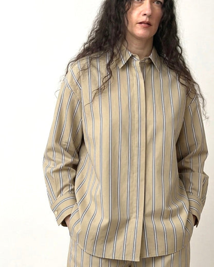 striped deformed shirt