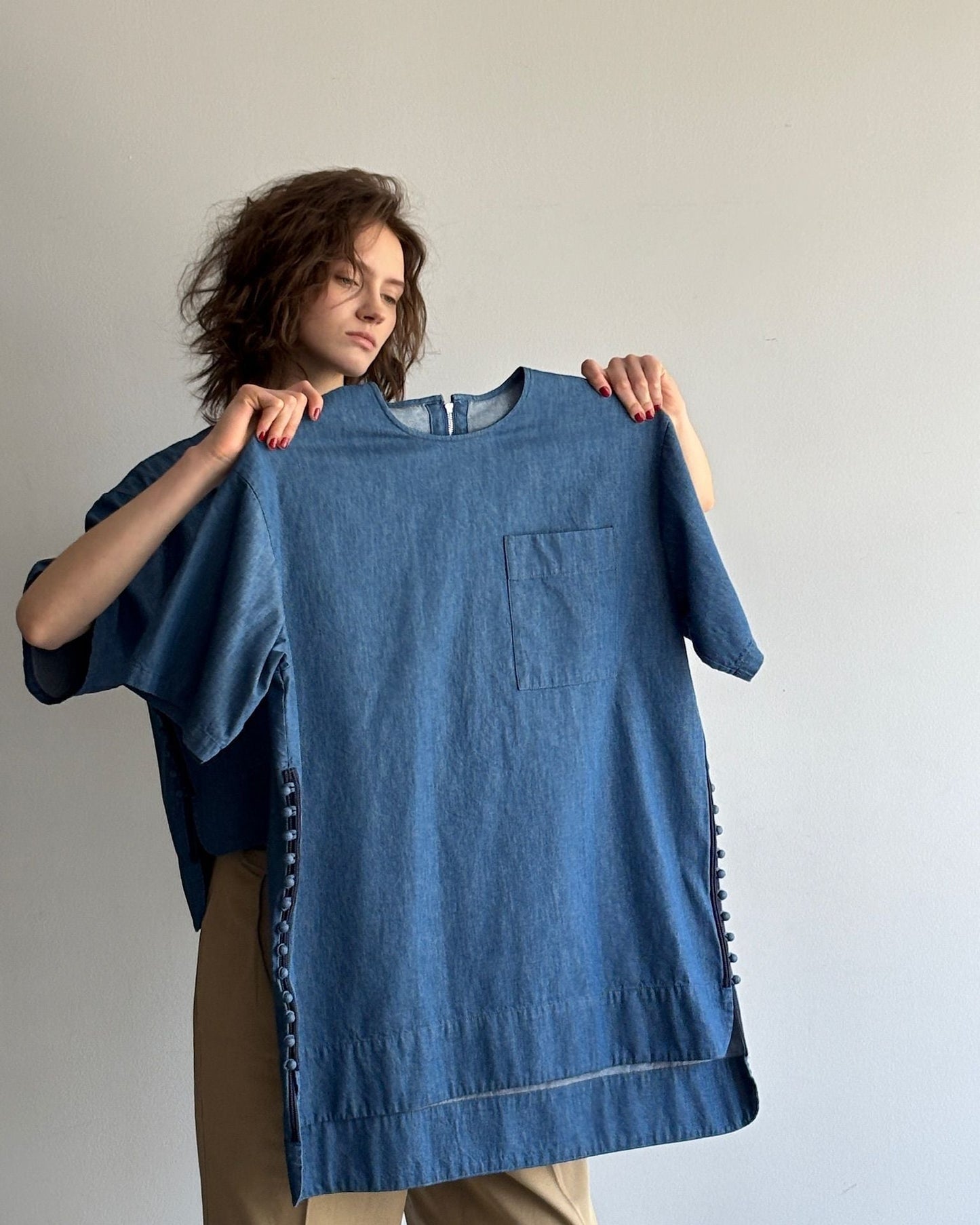 T blouse denim